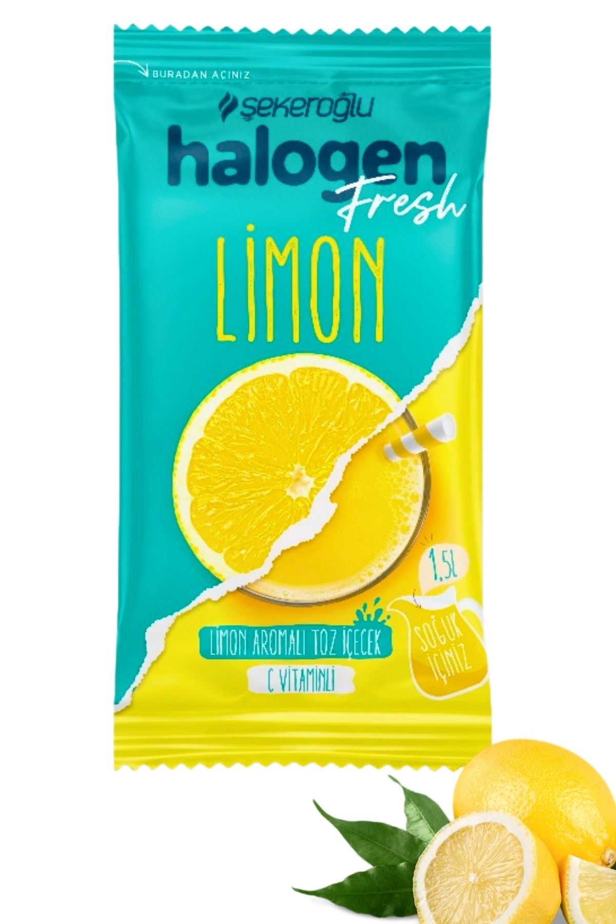 Halogen Limon İçecek Tozu 9 Gr x 4 Adet