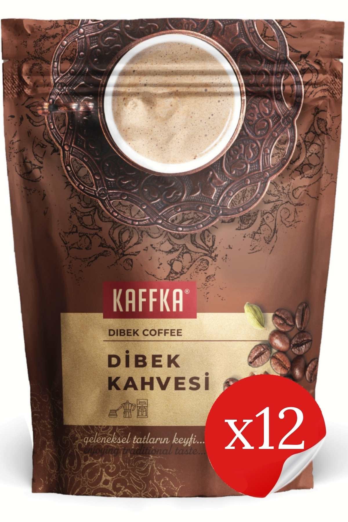 KAFFKA Dibek Kahvesi 150 Gr ( 12 Adet )