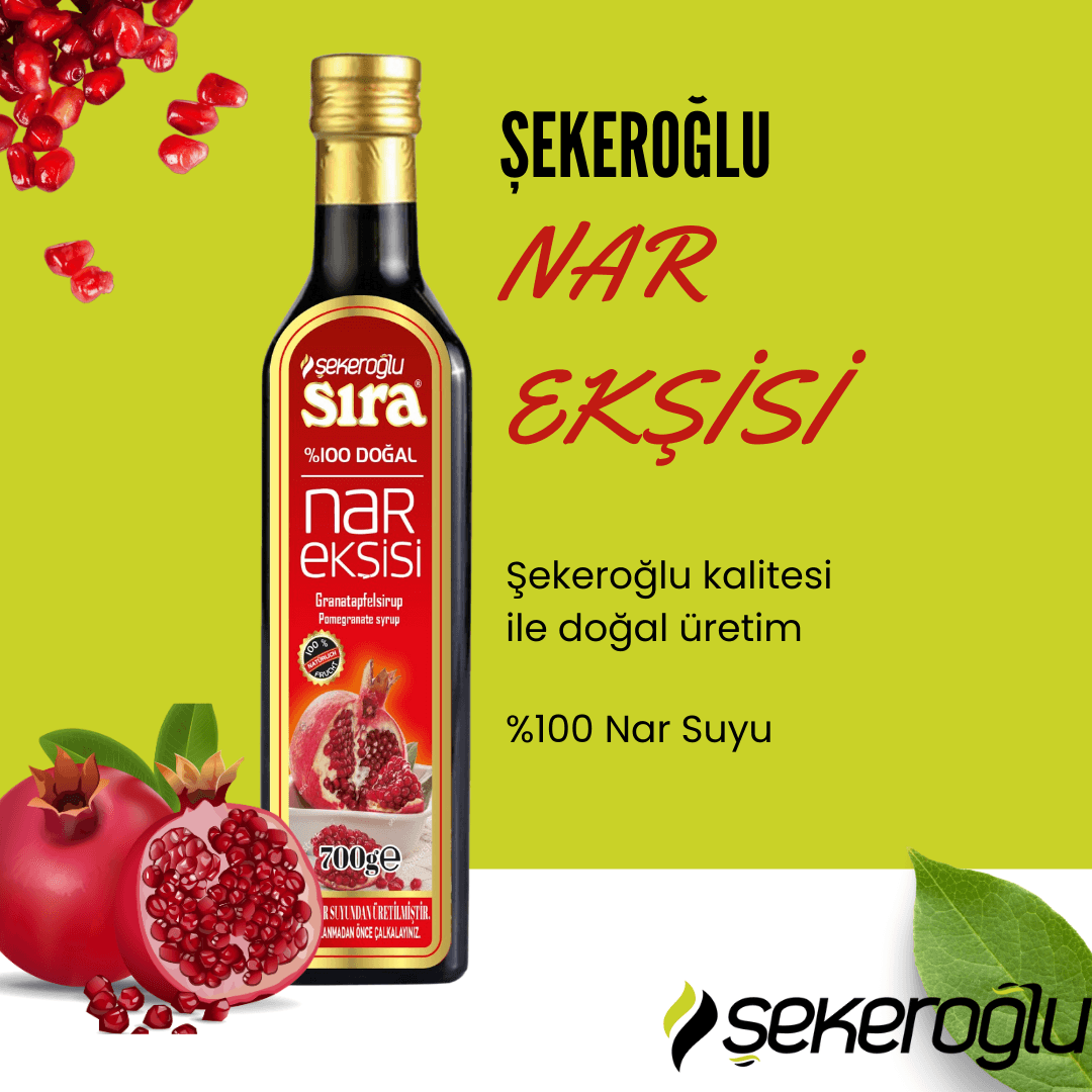 Şekeroğlu Doğal Nar Ekşisi 700 Gr