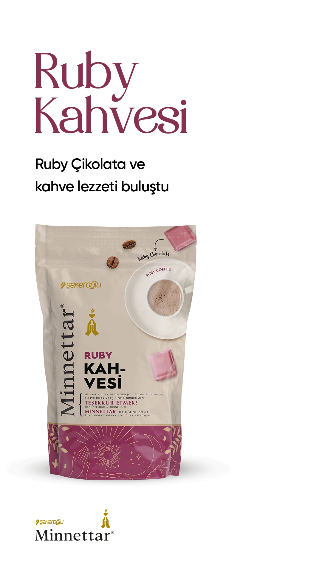 Minnettar Ruby Çikolatalı Kahve 165 Gr