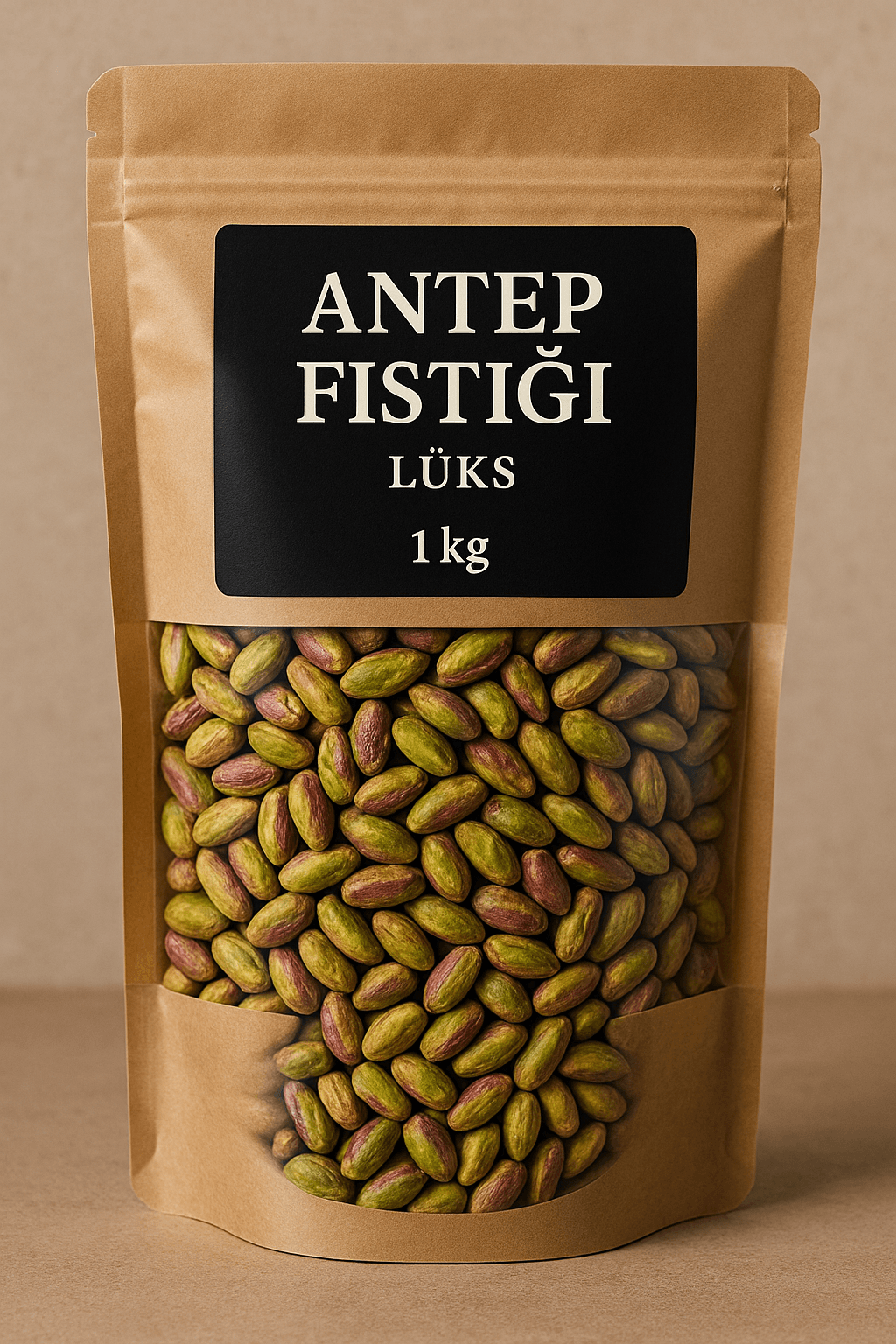 Lüks Antep Fıstığı 1 kg – Özenle Seçilmiş Birinci Sınıf Kavrulmuş İç Fıstık