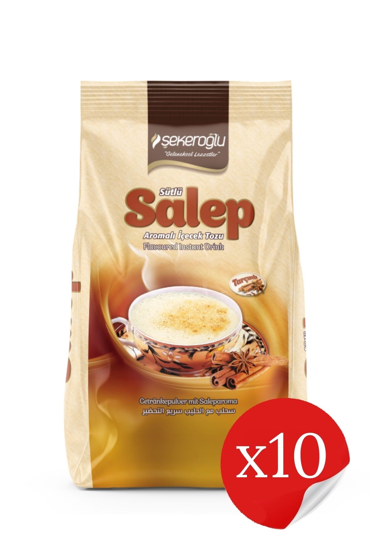 Minnettar Sütlü Salep 10 X 1000 gr ( 10 Adet )