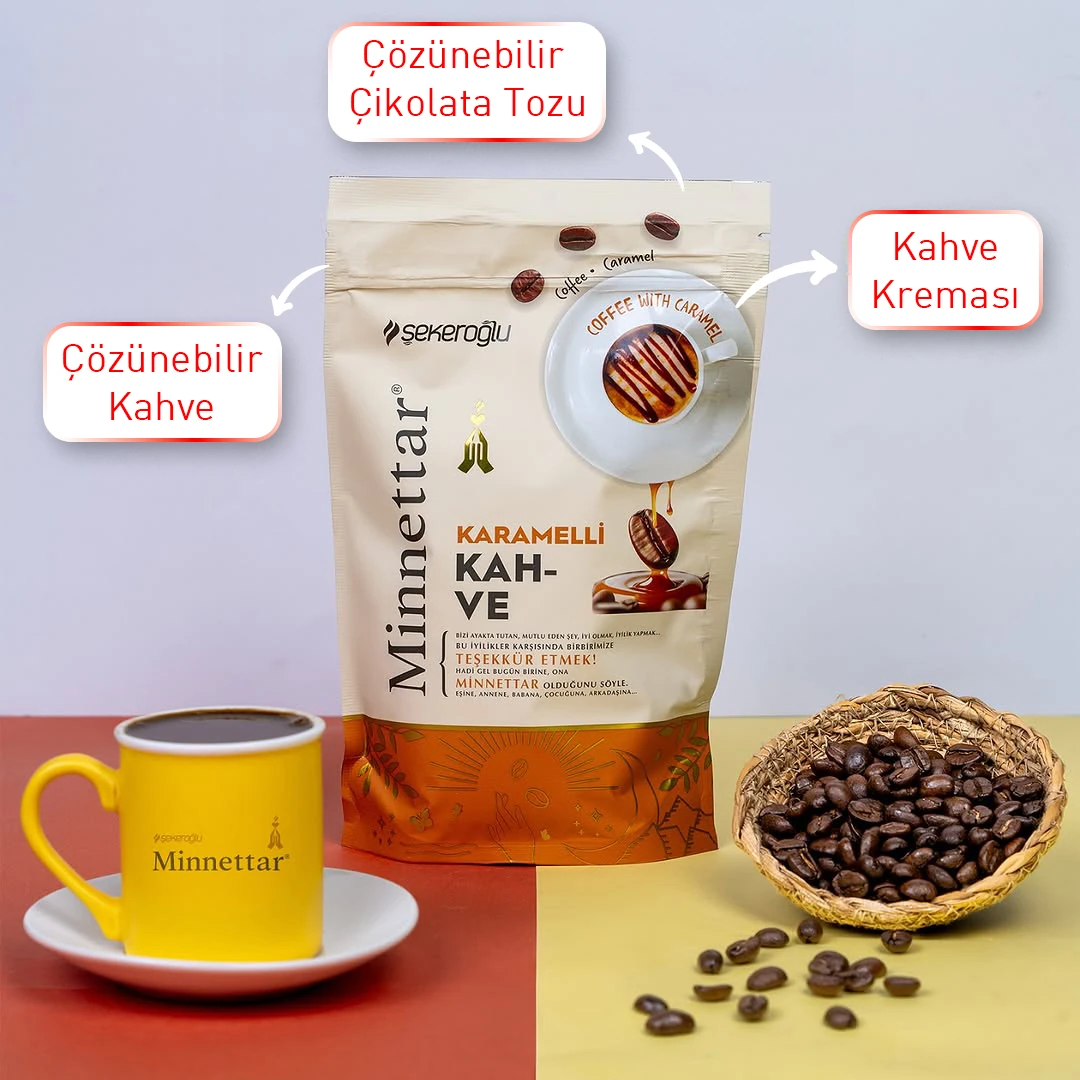 Minnettar Karamelli Kahve 165 Gr