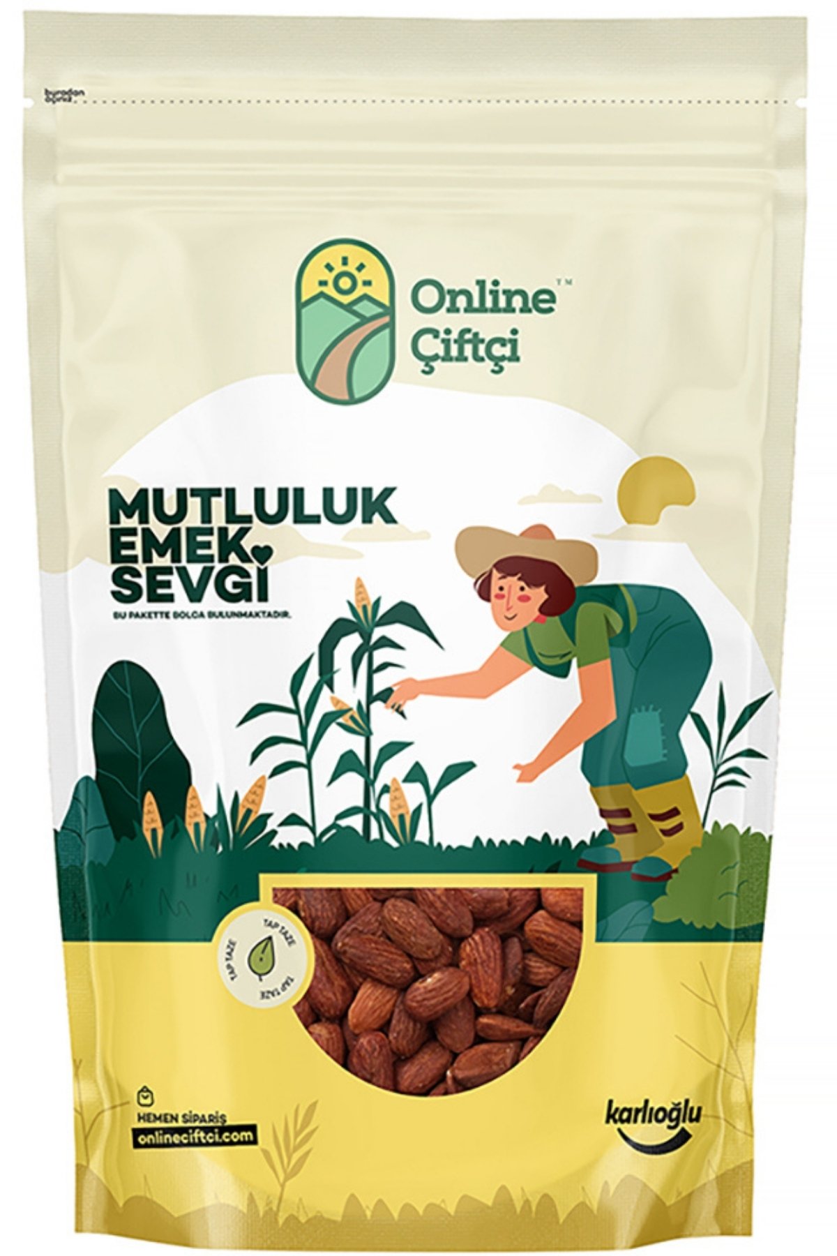 Kavrulmuş Badem 1Kg