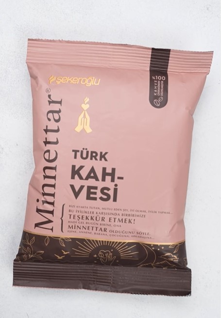 Minnettar Türk Kahvesi 12 x 100 Gr ( 12 Paket )