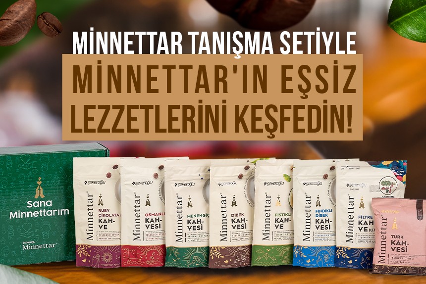 Minnettar Tanışma Seti 8 Farklı Lezzet + Hediye Kutusu + Hediye Kuş Lokumu 180 Gr