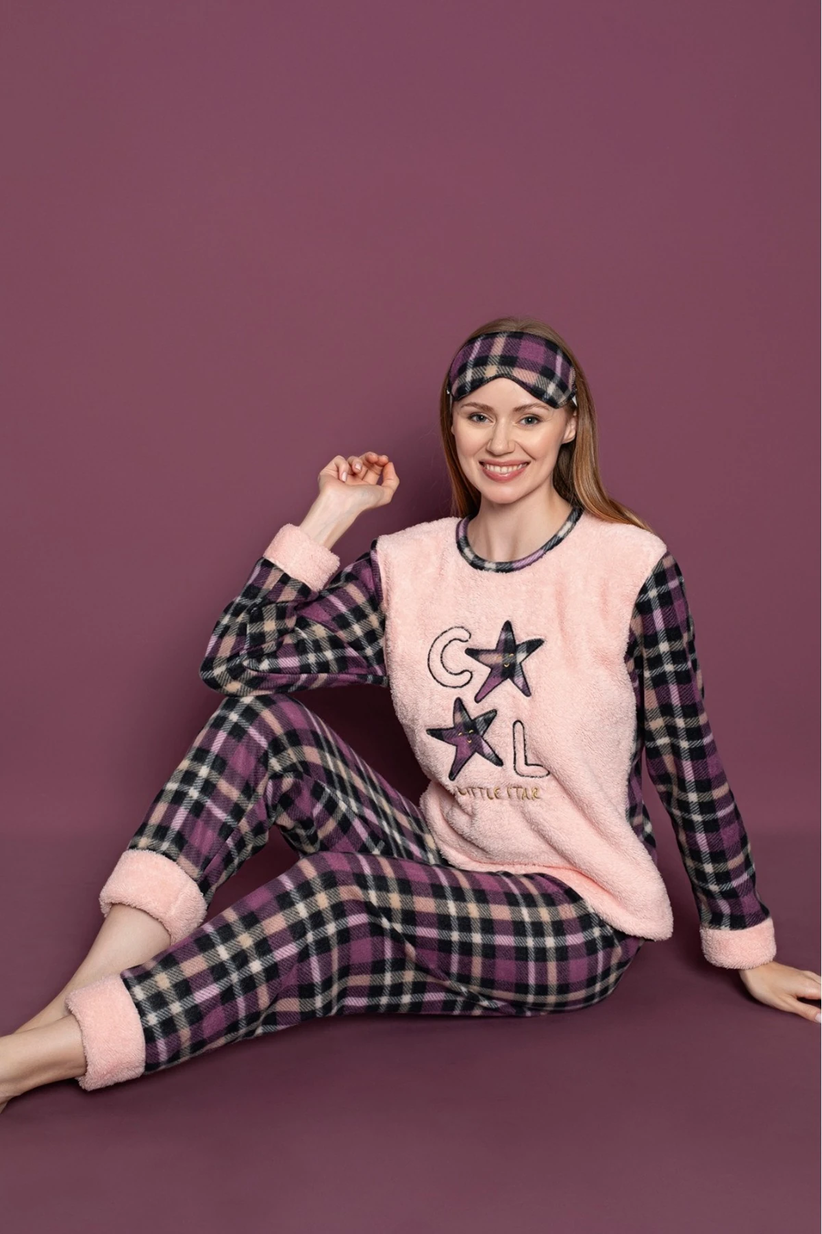 Kadın Polar Pijama Takımı