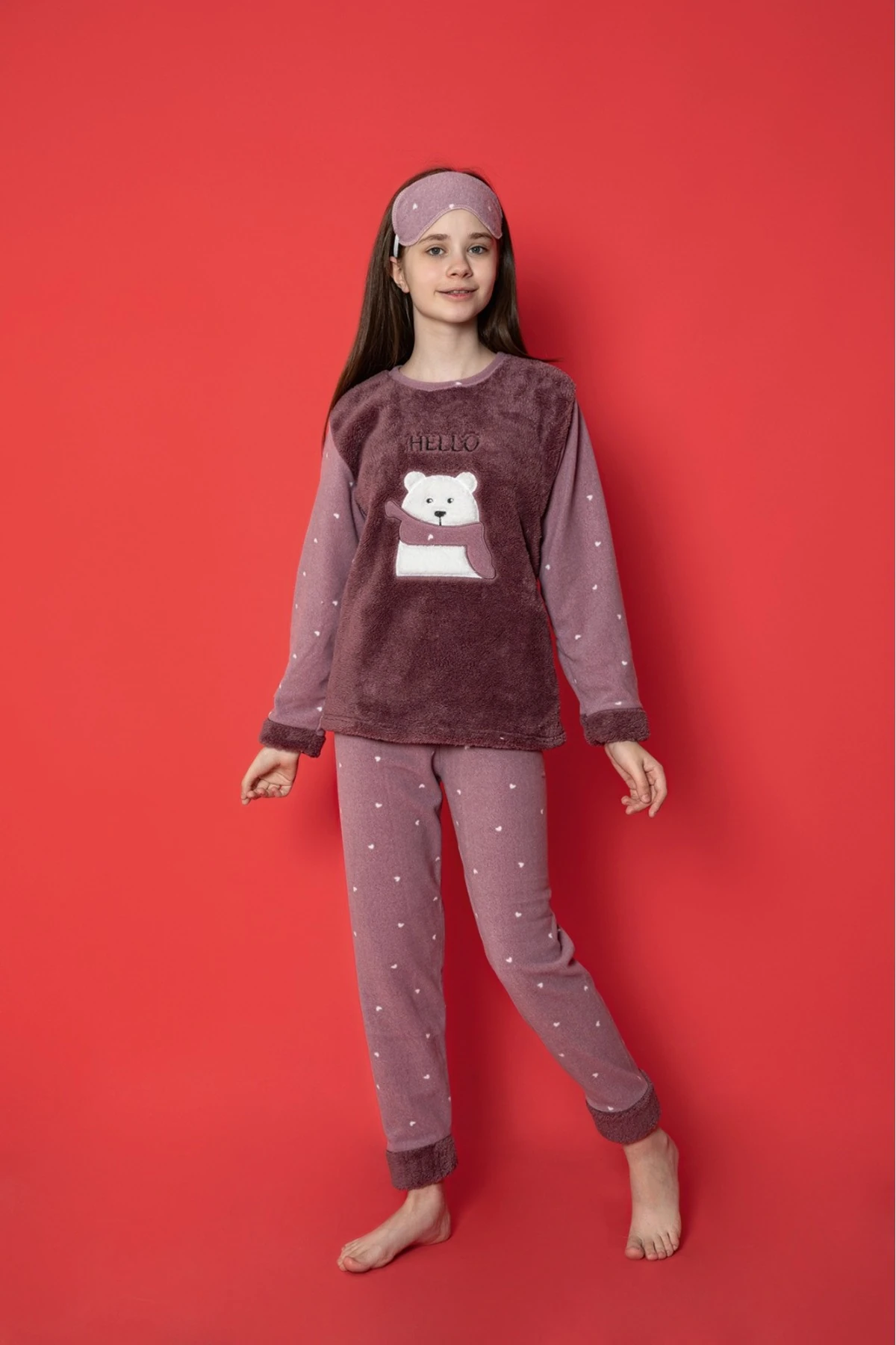 Çocuk Polar Pijama Takımı