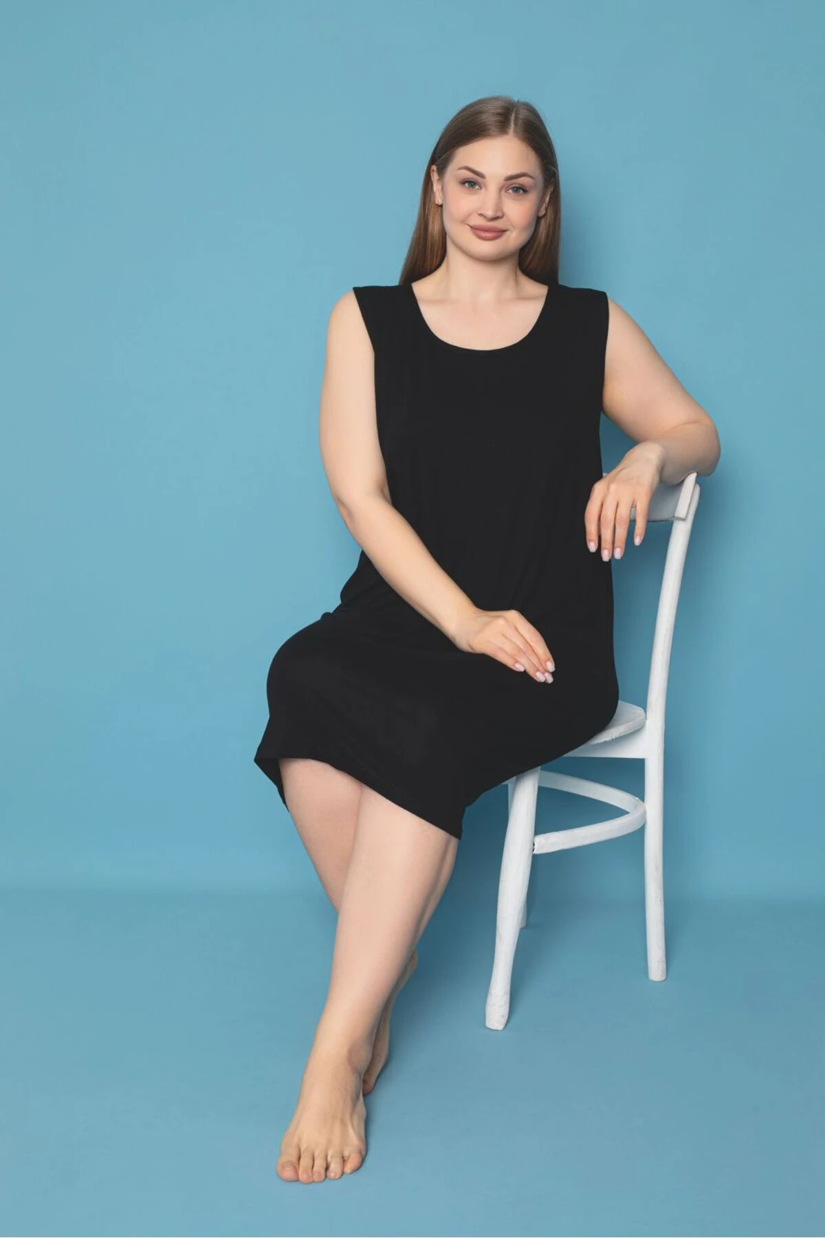 Büyük Beden  UltraSoft Likralı Gecelik