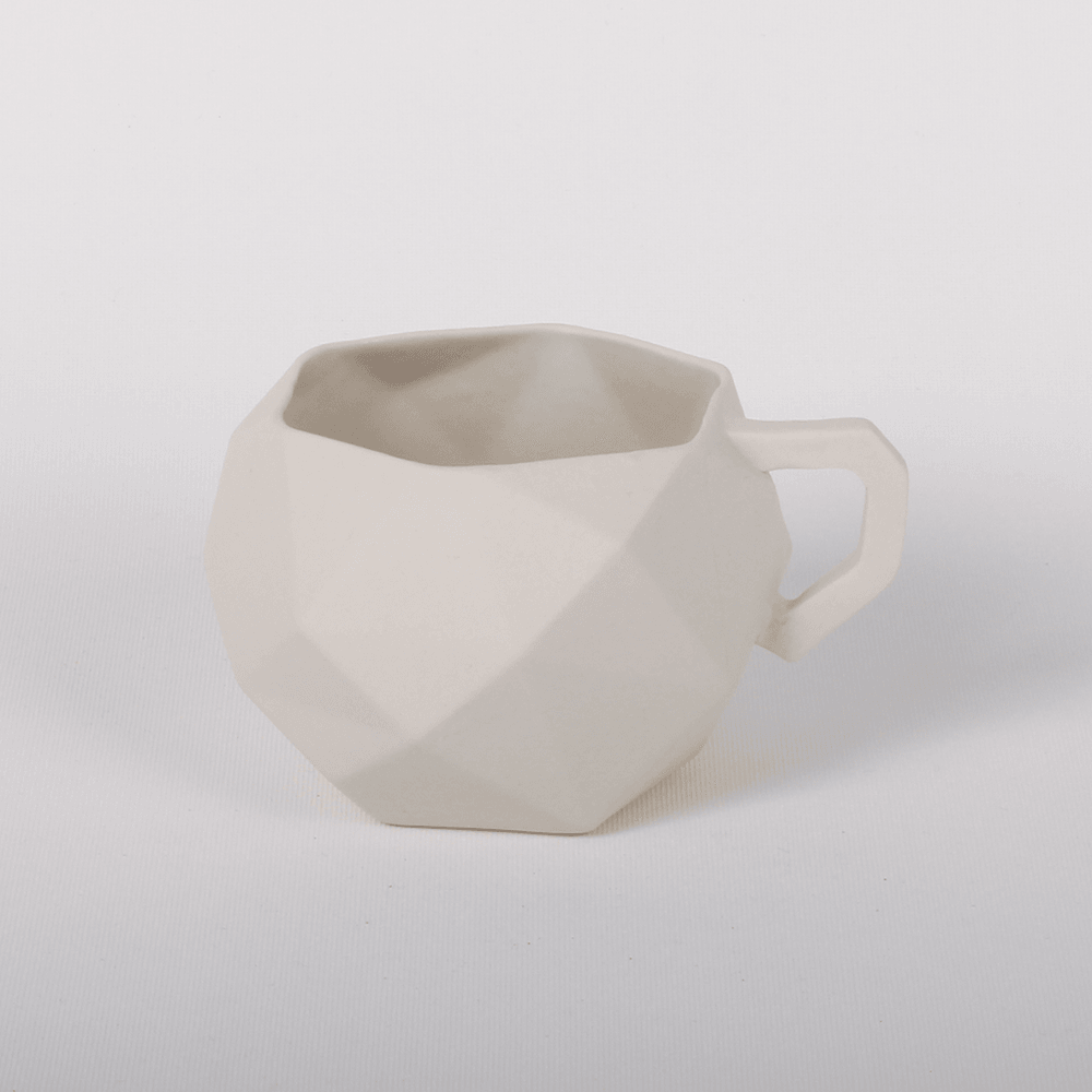 nefertiti matte mug - white