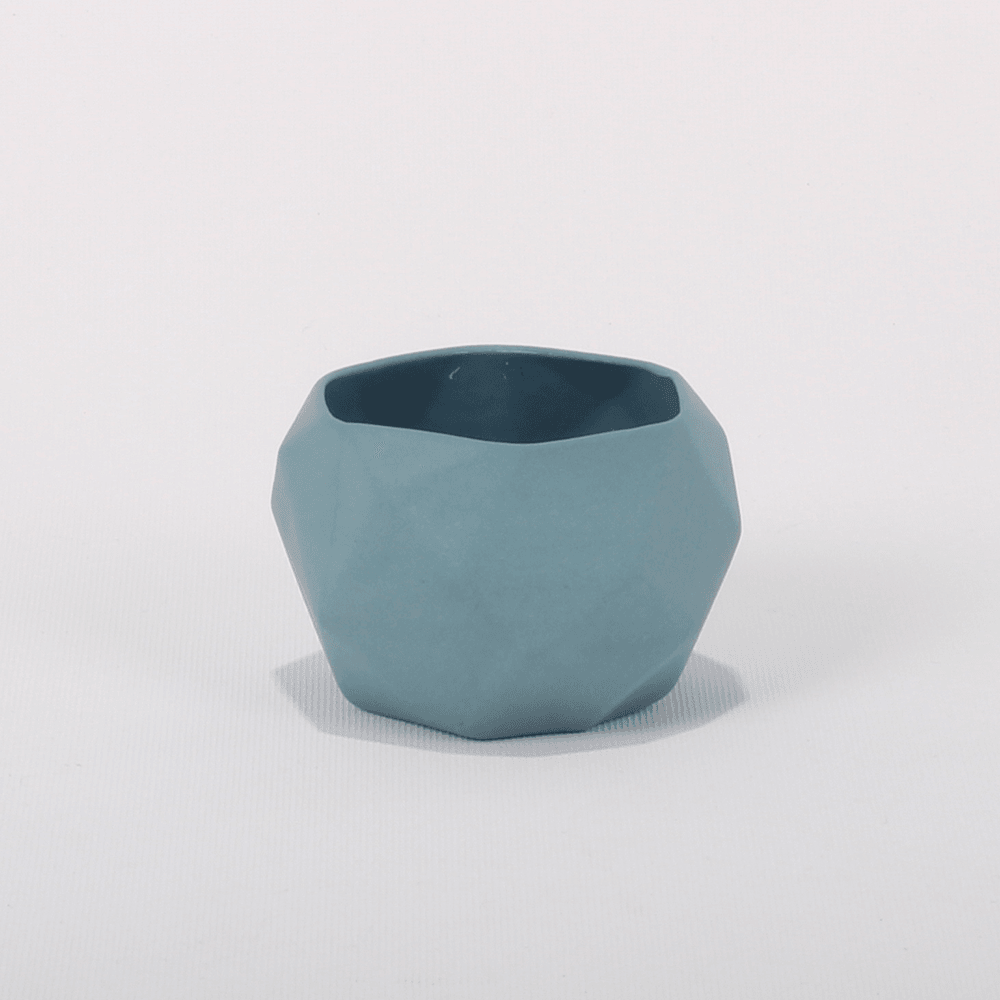 nefertiti espresso cup - oil blue