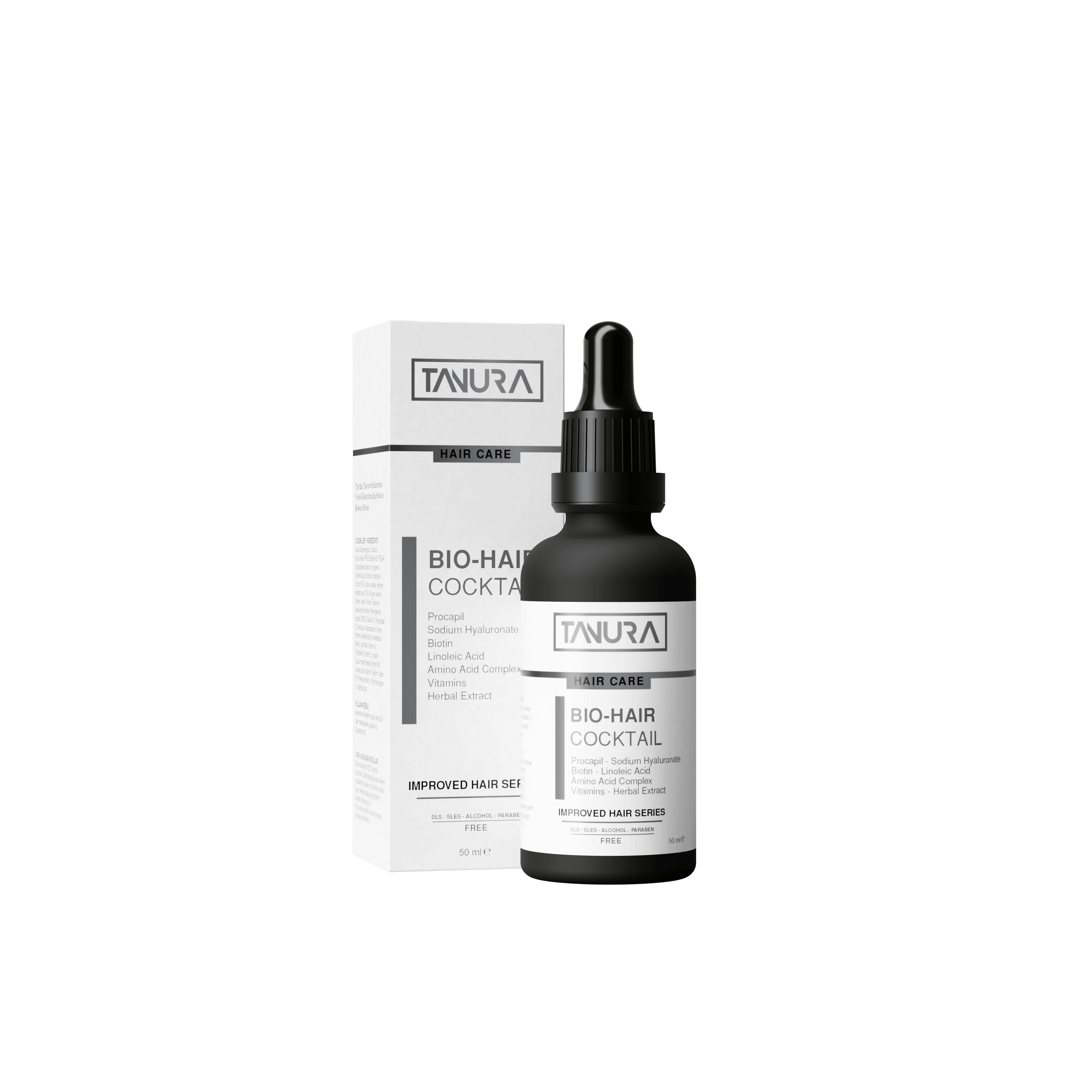 Tanura Bio-Hair Cocktail – Saç Dökülmesine Karşı Yoğun Bakım ve Canlandırıcı Serum Karışımı
