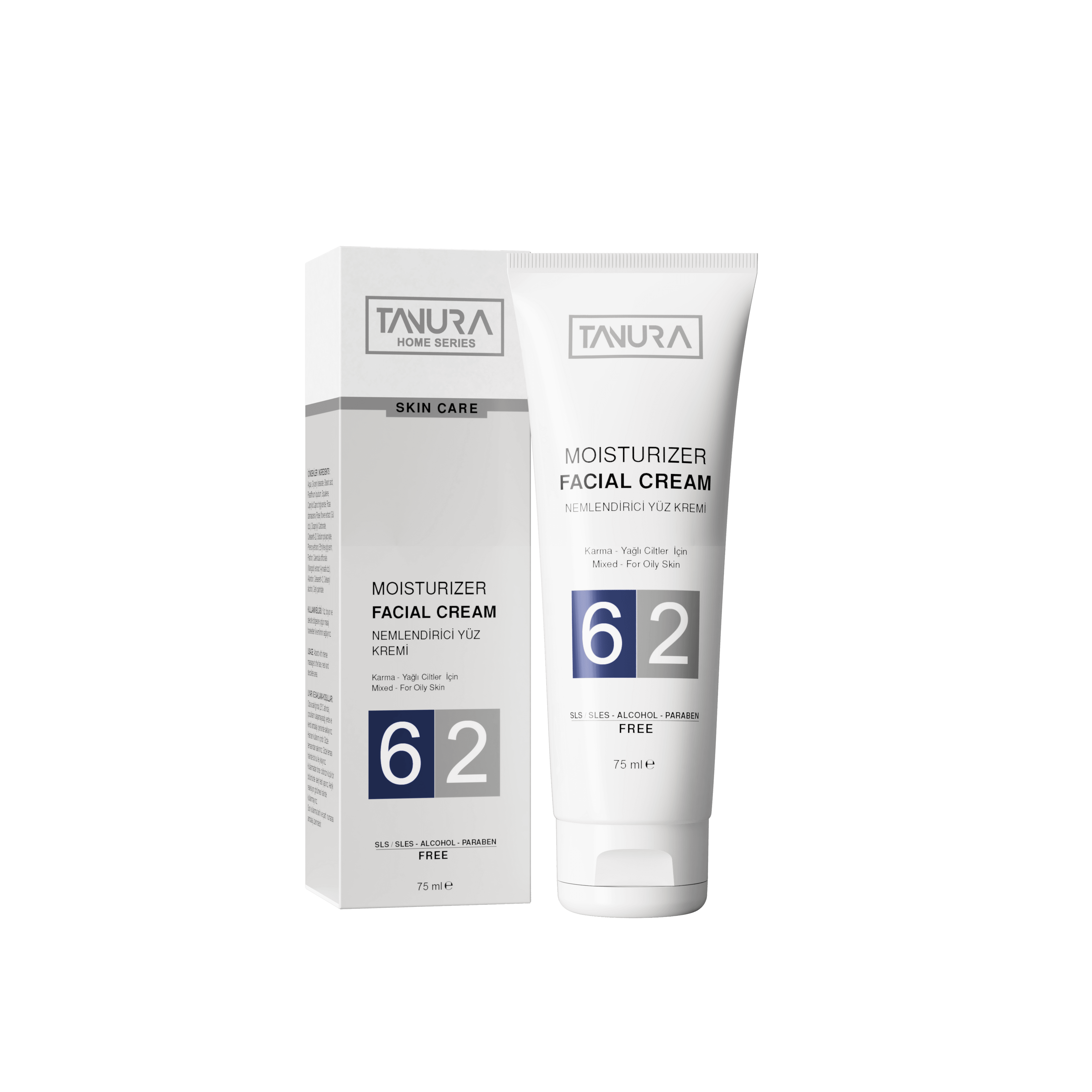 Tanura 6.2 Moisturizer Facial Cream – Cilt Bariyerini Güçlendiren ve Yoğun Nem Sunan Yüz Kremi
