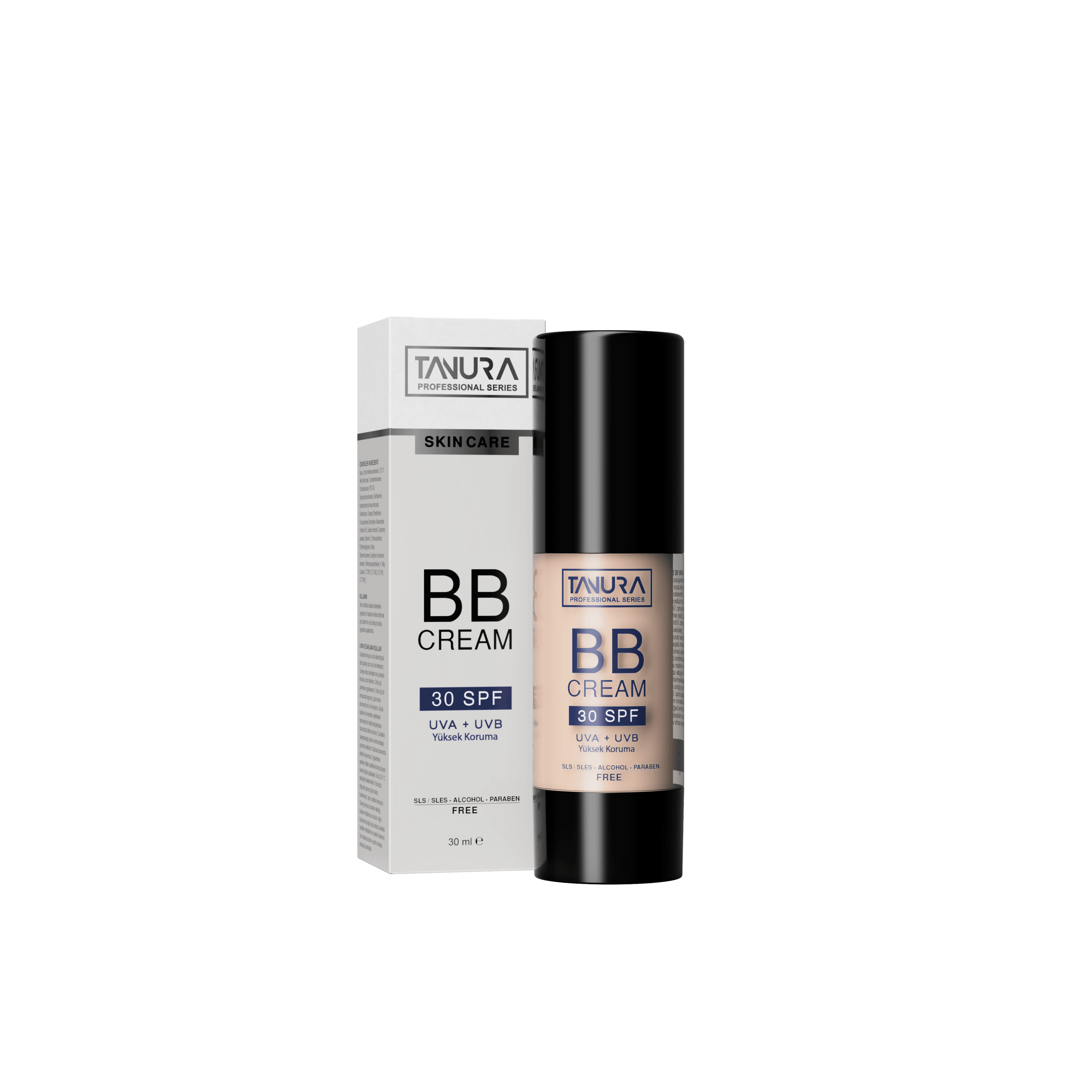 Tanura BB Cream SPF 30 – Hafif Kapatıcı, Nemlendirici ve Orta Güneş Koruyuculu BB Krem
