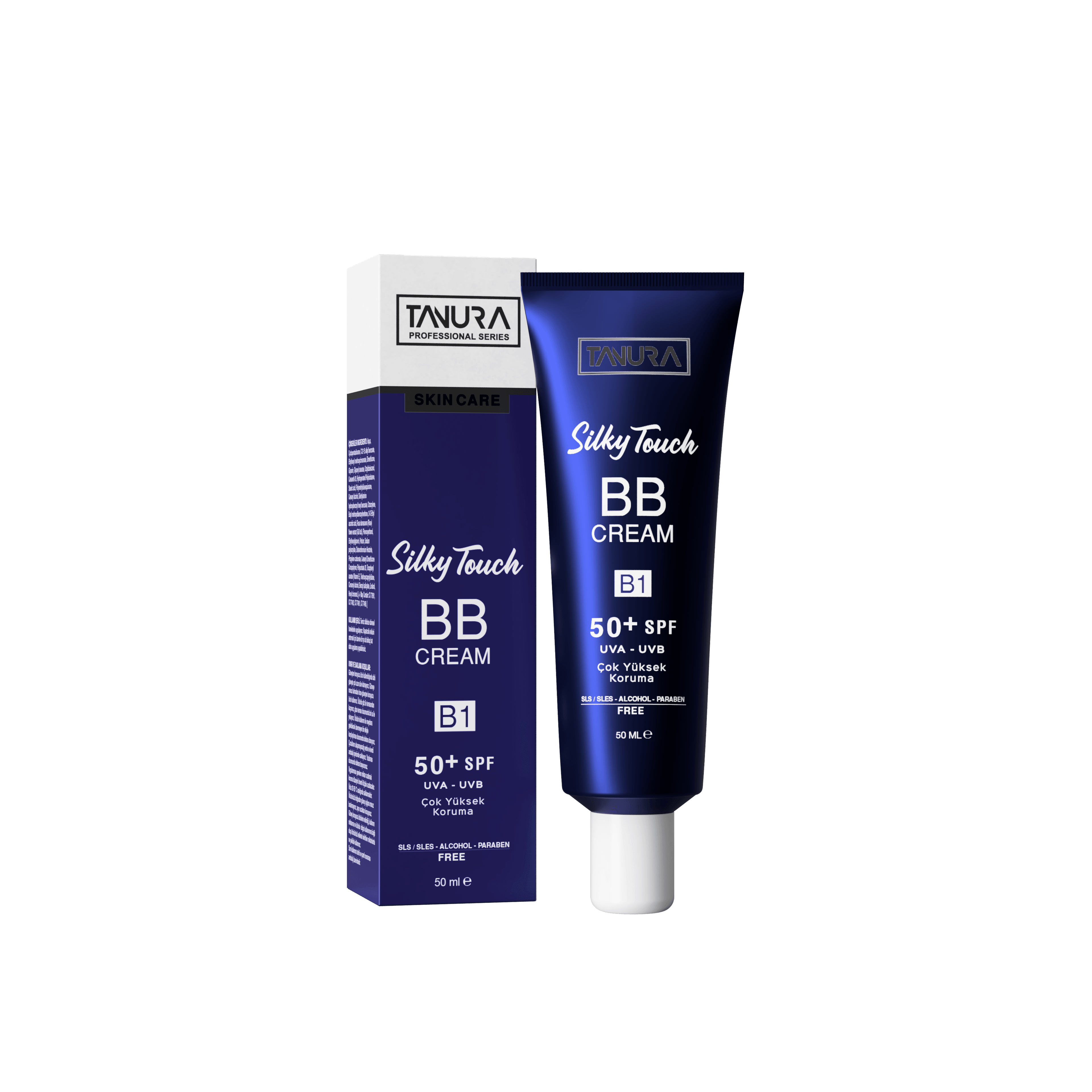 Tanura BB Cream SPF 50+ B1 Light – Hafif Renkli, Yüksek Koruma Faktörlü BB Krem
