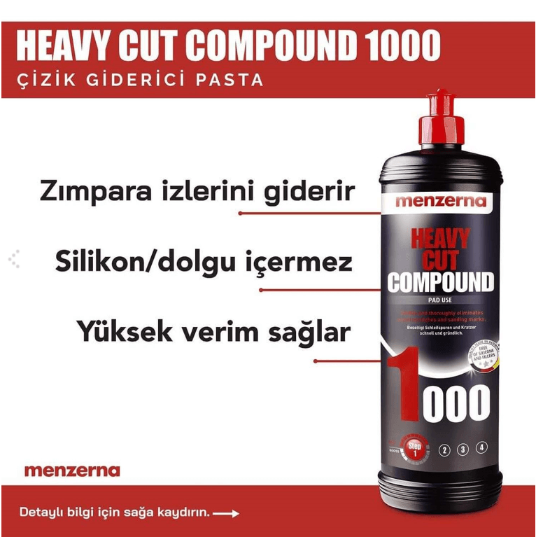 Menzerna Heavy Cut Compound 1000 1kg