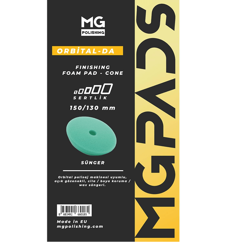 MG PADS Orbital Cila Boya Koruma Süngeri Yeşil 150/130 mm