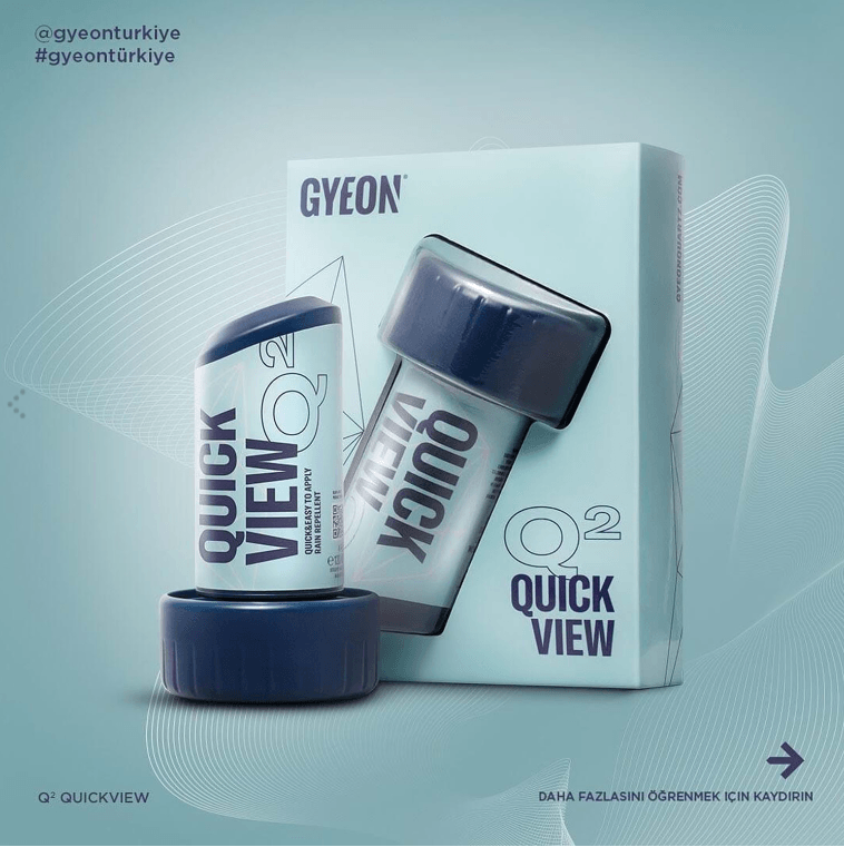 GYEON Q² QuickView Cam Su Kaydırıcı - 120 Ml