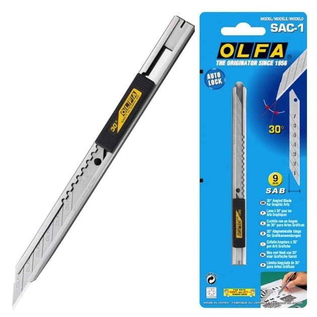 OLFA SAC-1 30 Derece Maket Bıçağı