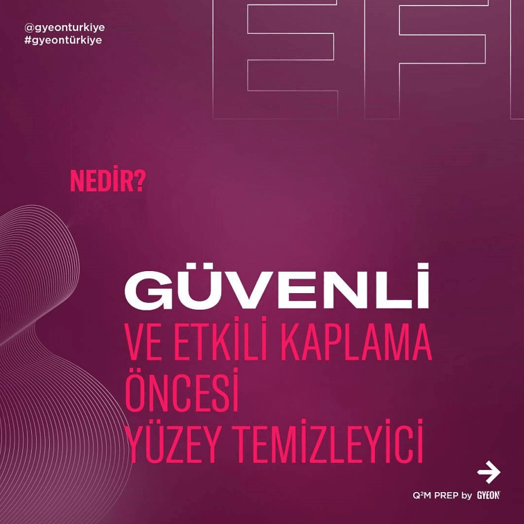 GYEON Q²M Prep Seramik Kaplama Öncesi Yüzey Temizleyici - 1000 Ml