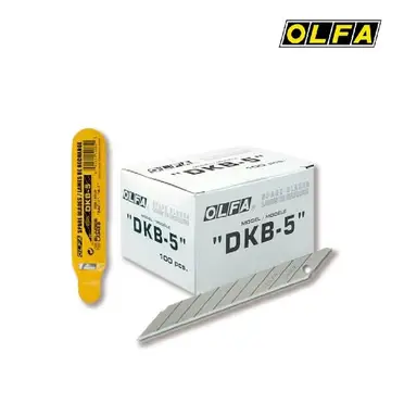 OLFA DKB-5 Dar 30 Derece Açılı Seri/SAC-1 Maket Bıçağı Yedeği (50 adet)