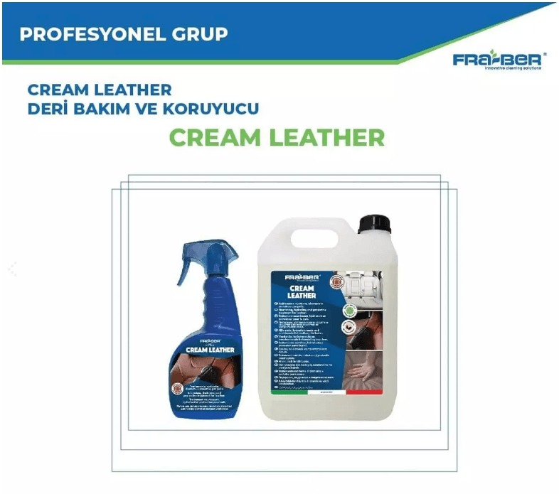 FRA-BER Cream Leather Deri Bakım Ve Koruyucu Parfümlü - 4,54 Lt