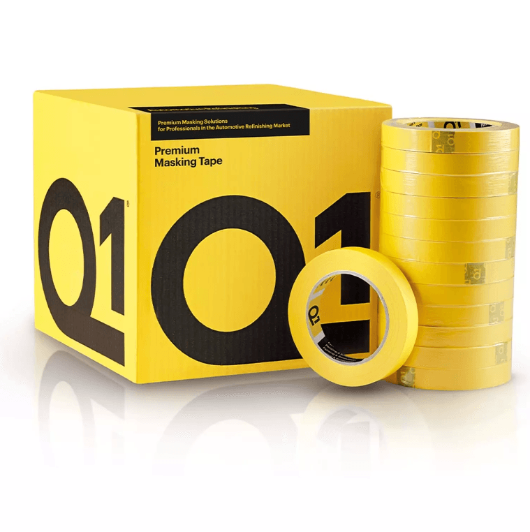 Q1 Premium Maskeleme Bantı Sarı - 24mm X 50 Metre