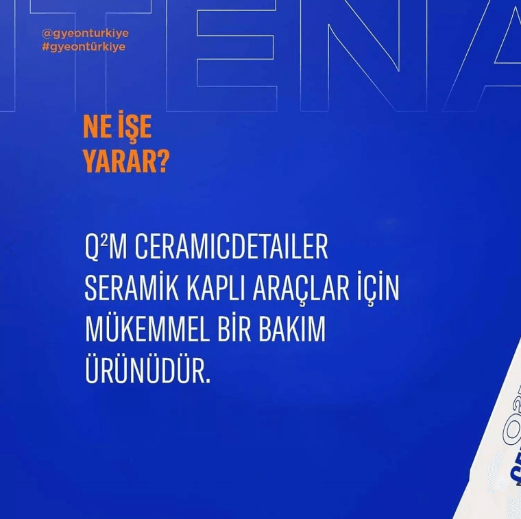 GYEON Q²M CeramicDetailer Seramik Bazlı Hidrofobik Yüzey Detaylandırıcı - 1000 Ml