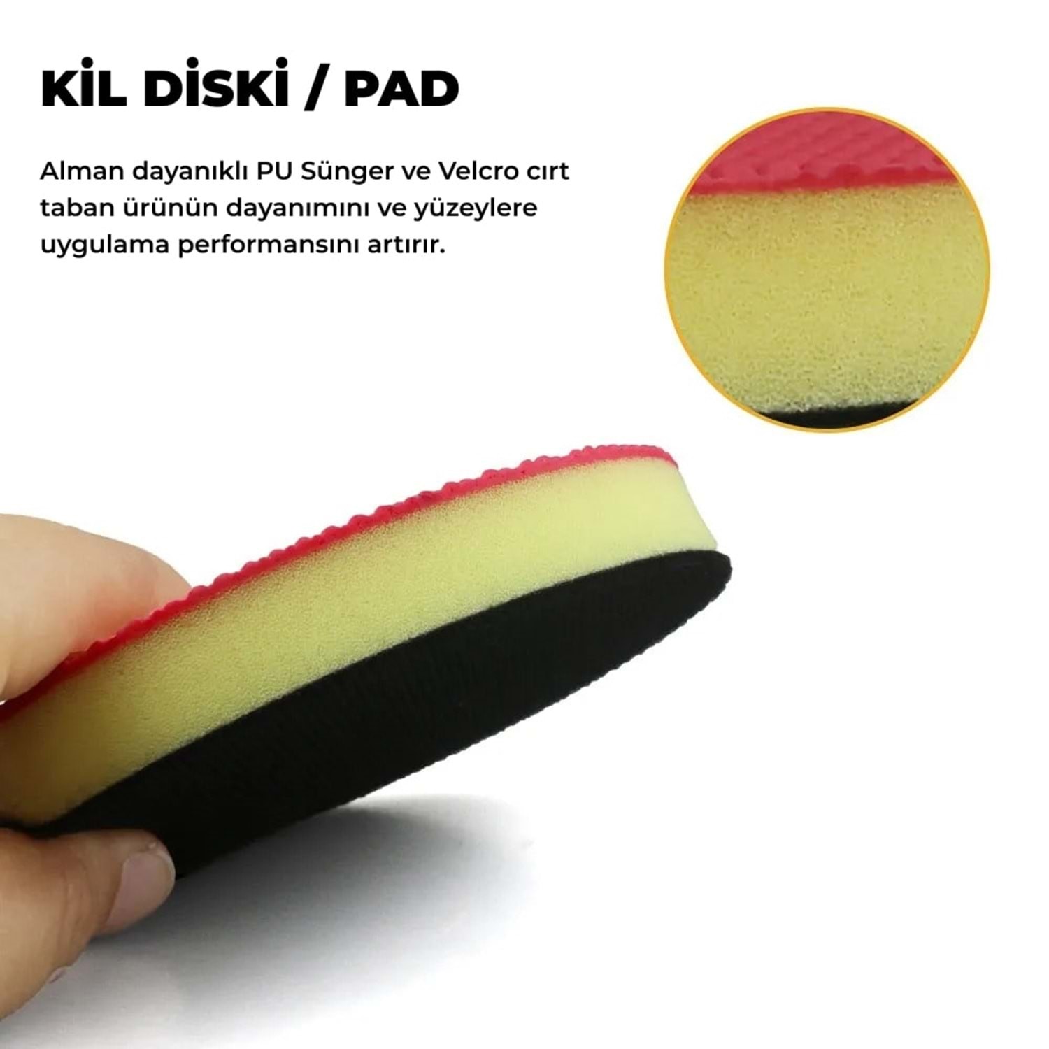 MG PS Kil Diski 150 mm/6" - Kil Pedi Clay Disc Disk Clay Pad Ped