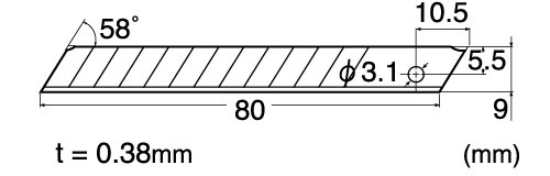 BA-50SS Yedek Bıçak 50li