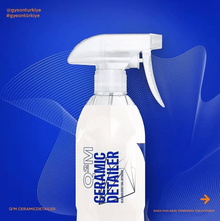 GYEON Q²M CeramicDetailer Seramik Bazlı Hidrofobik Yüzey Detaylandırıcı - 1000 Ml