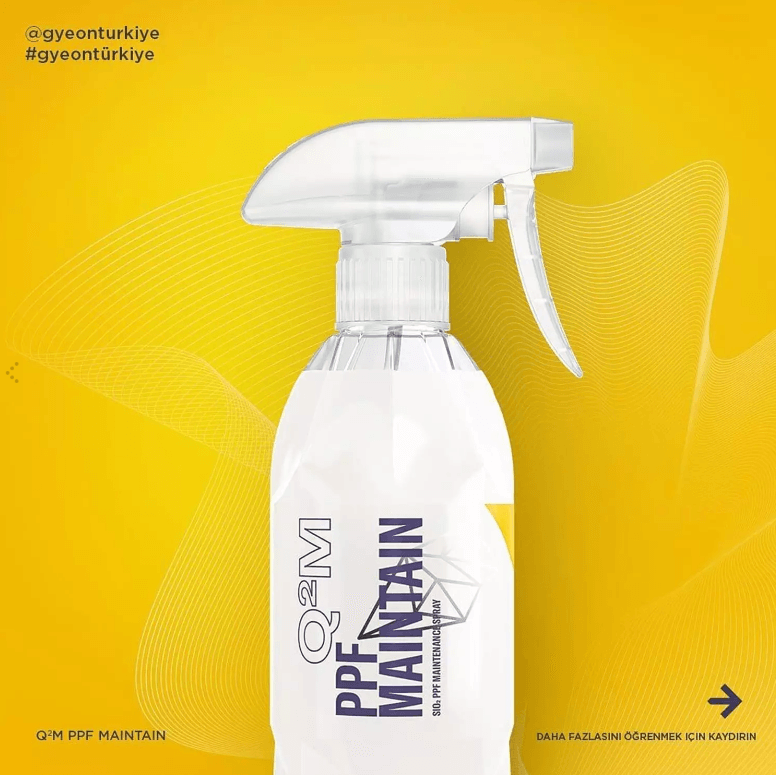 GYEON Q²M PPF Maintain PPF Folyo Bakım Ve Koruma Cilası - 1000 Ml