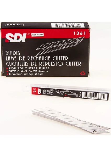 SDI Maket Biçaği Yedek Dar 30' Eğimli 1361 / 100'lü