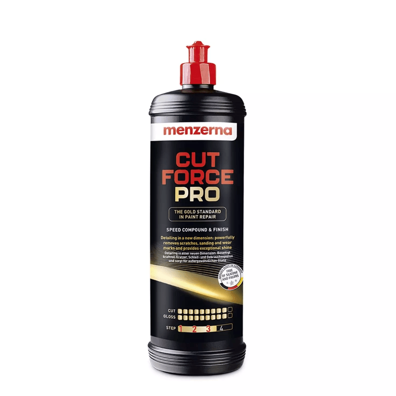 MENZERNA Cut Force Pro Altın Seri Ağır Çizik Giderici Kalın Pasta - 1 Lt