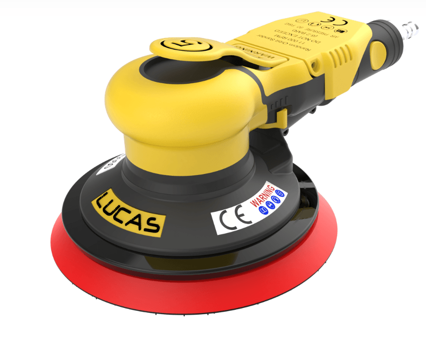 Lucas Orbital Air Sander merkezi vakumlu 150 çap 5 orbital havalı zımpara makinası