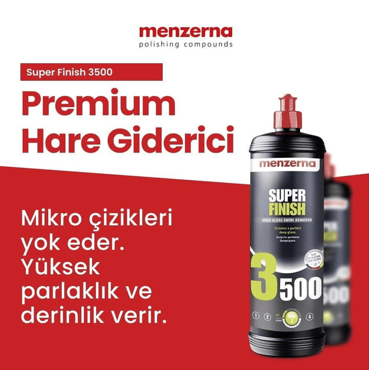 Menzerna 3500 Premium Hare Giderici Cila - 1 Lt