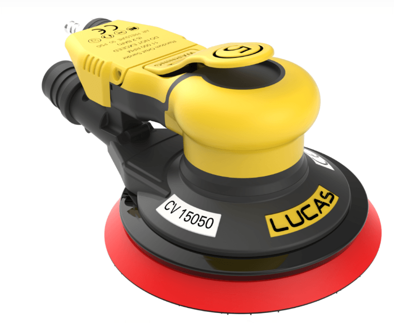 Lucas Orbital Air Sander merkezi vakumlu 150 çap 5 orbital havalı zımpara makinası