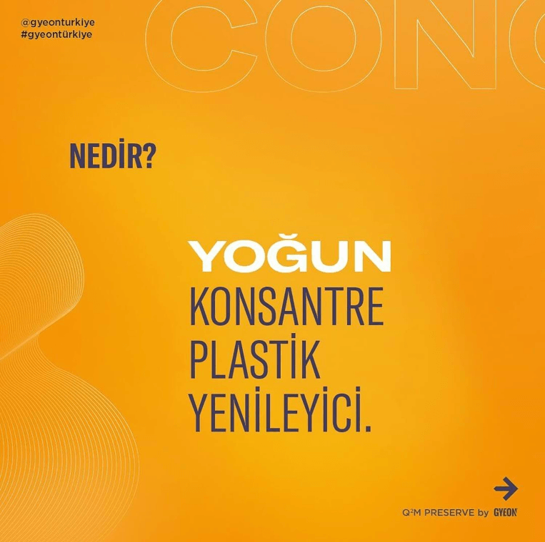 GYEON Q²M Preserve Plastik Trim Yenileyici Ve Koruyucu - 250 Ml