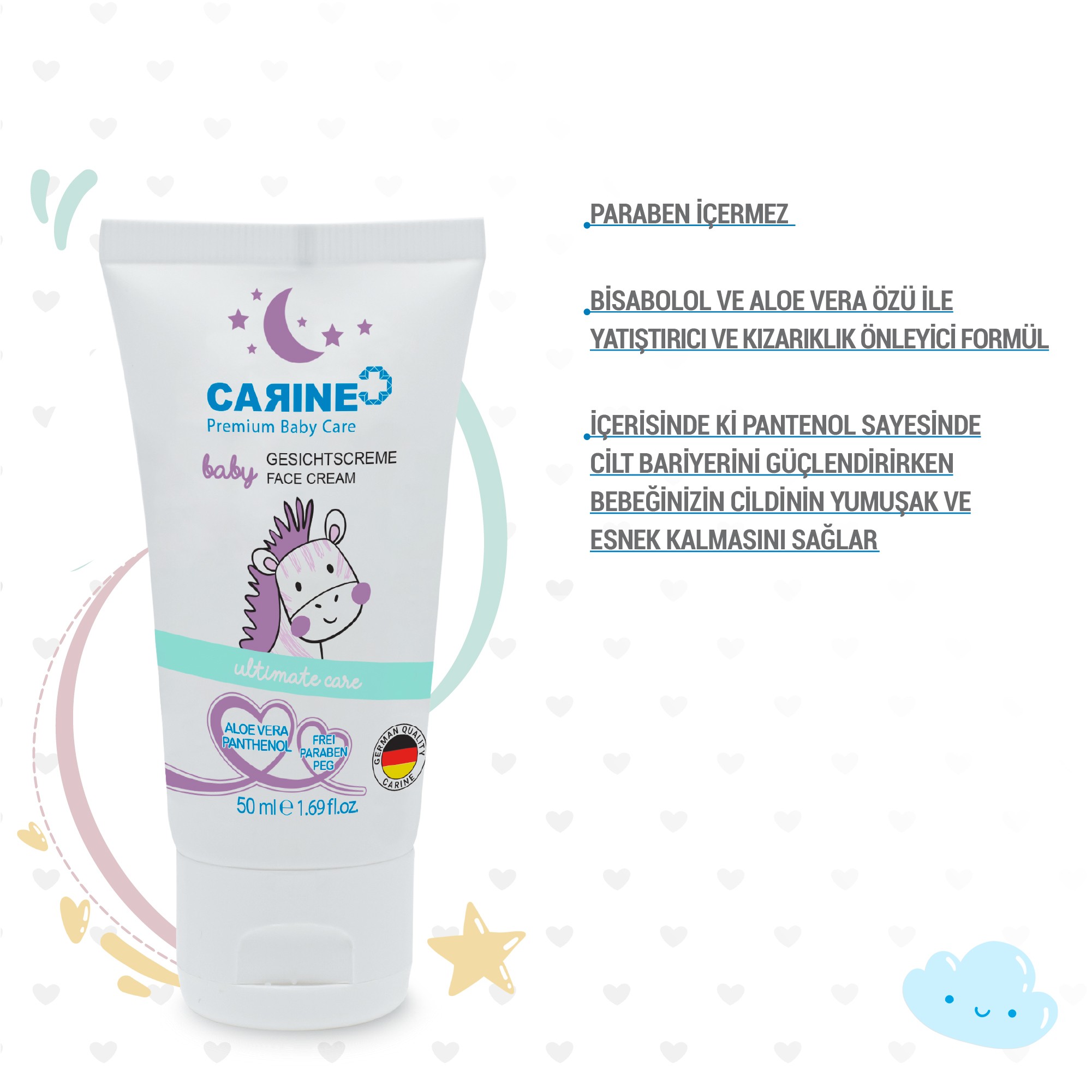 CARINE Bebek Yüz Kremi 50ml