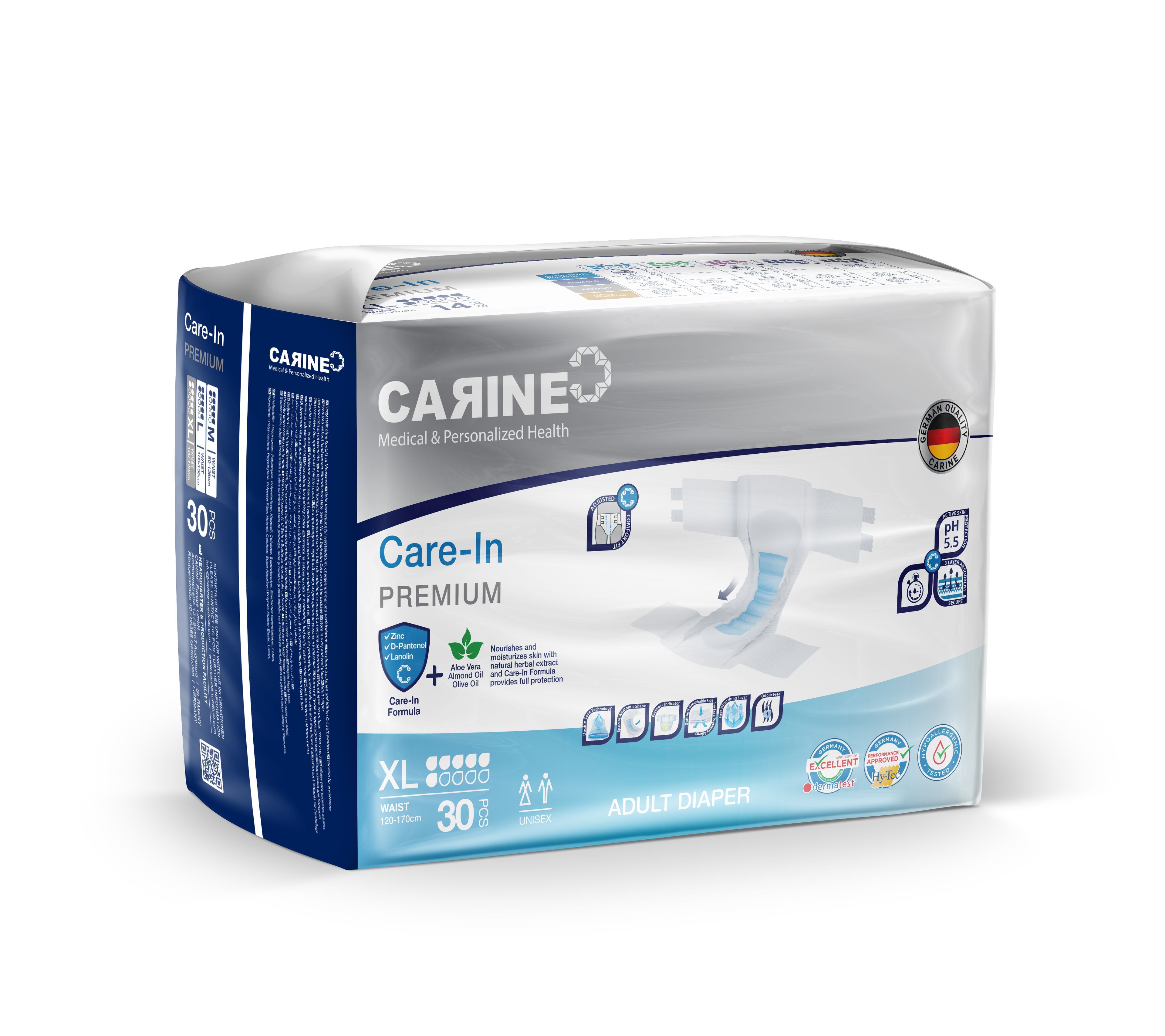 CARINE Premium Yetişkin Hasta Bezi ExtraLarge 30 adet (6 DAMLA)
