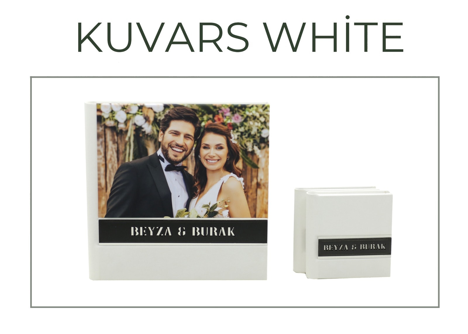 KUVARS WHİTE PANORAMİK ALBÜM 30X60 2 ADET AİLELİ