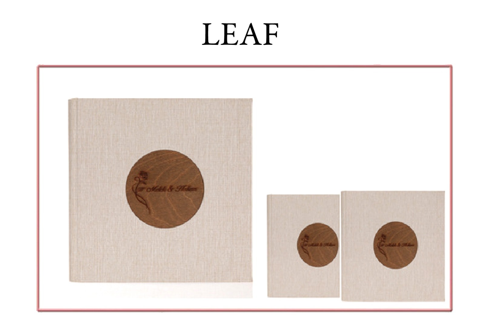 LEAF PANORAMİK ALBÜM 30X60 2 ADET AİLELİ