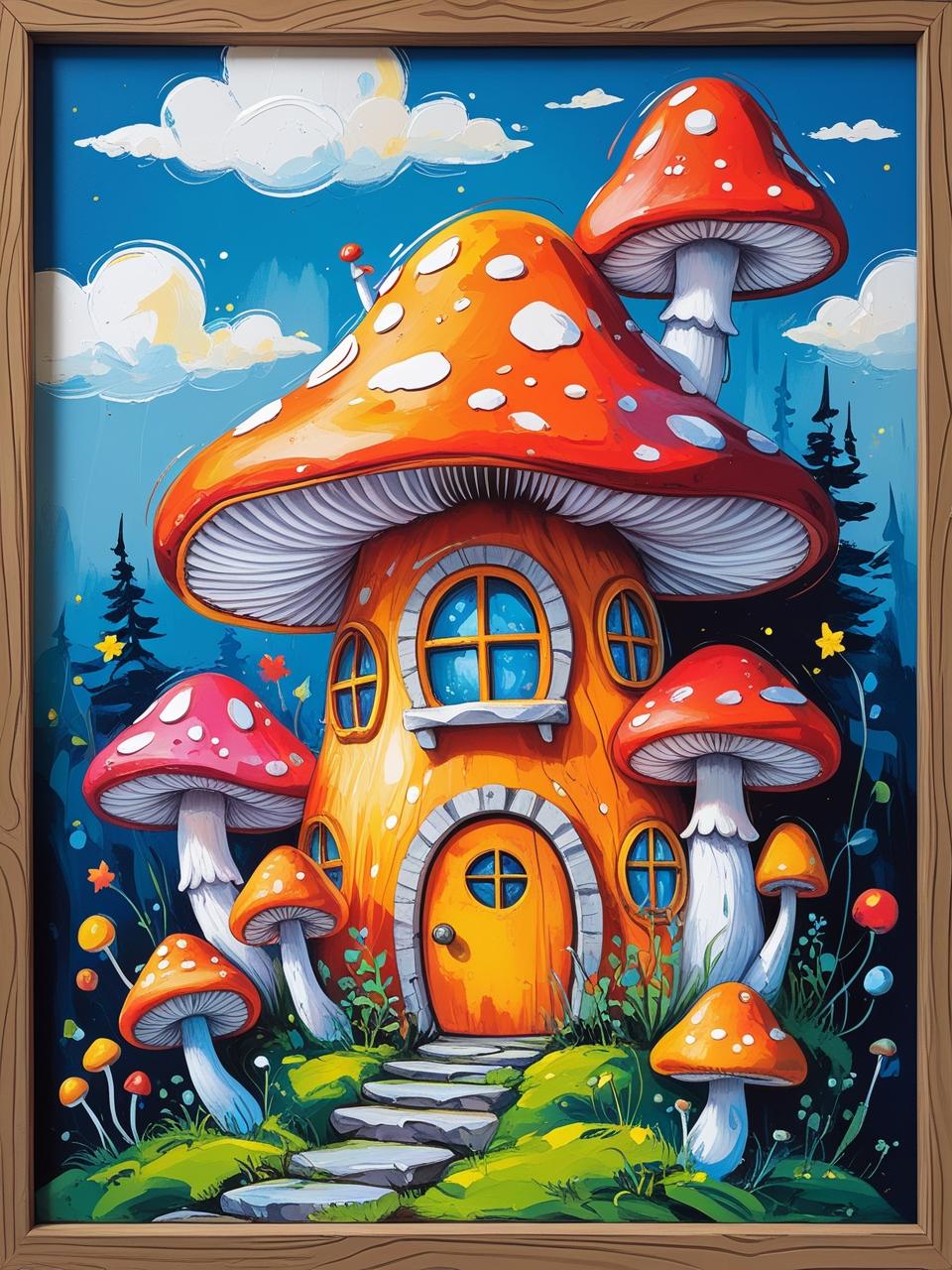 30x40 Çerçeveli Çocuk Odası Duvar Dekoru