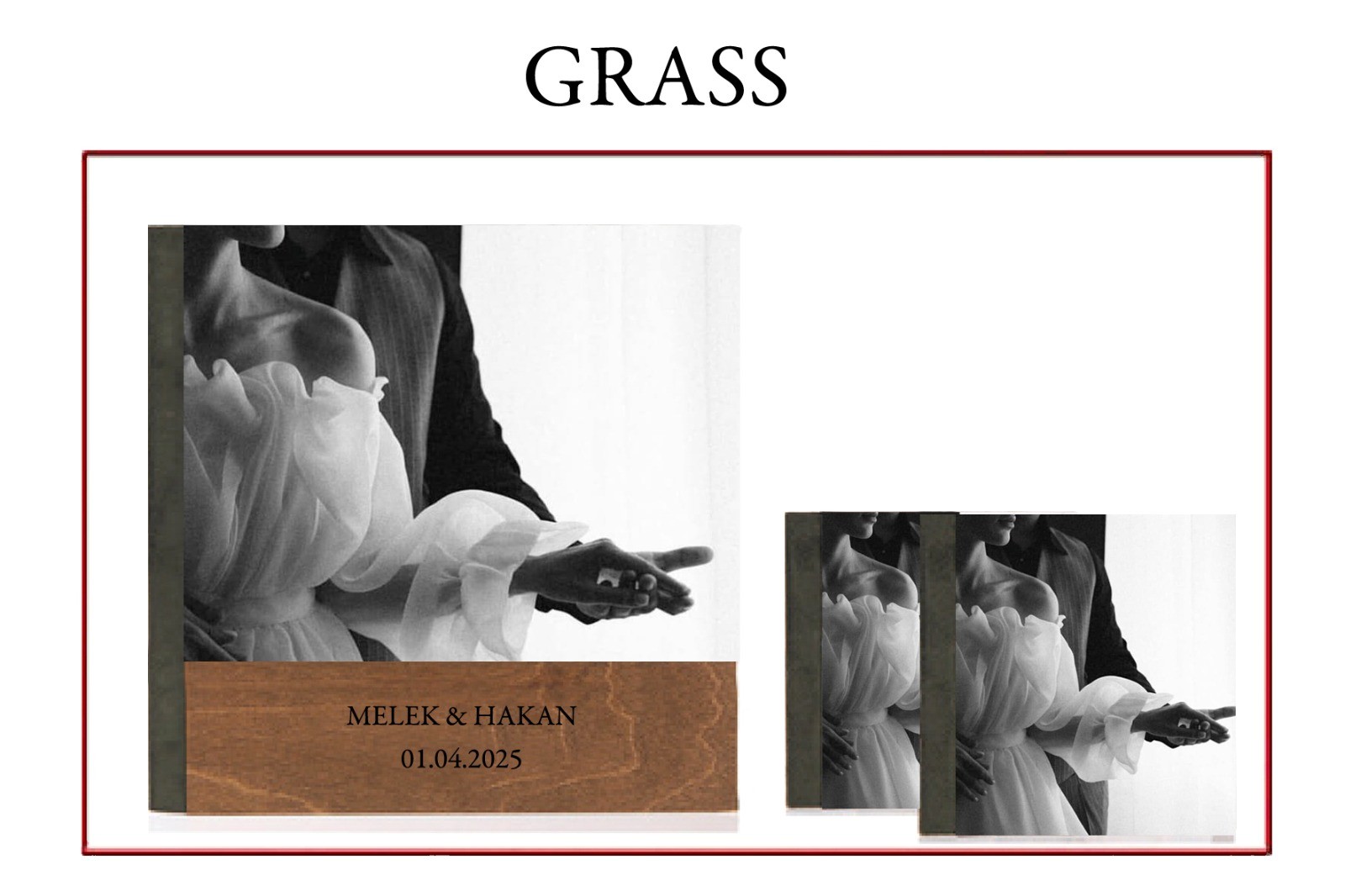 GRASS PANORAMİK ALBÜM 30X60 2 ADET AİLELİ