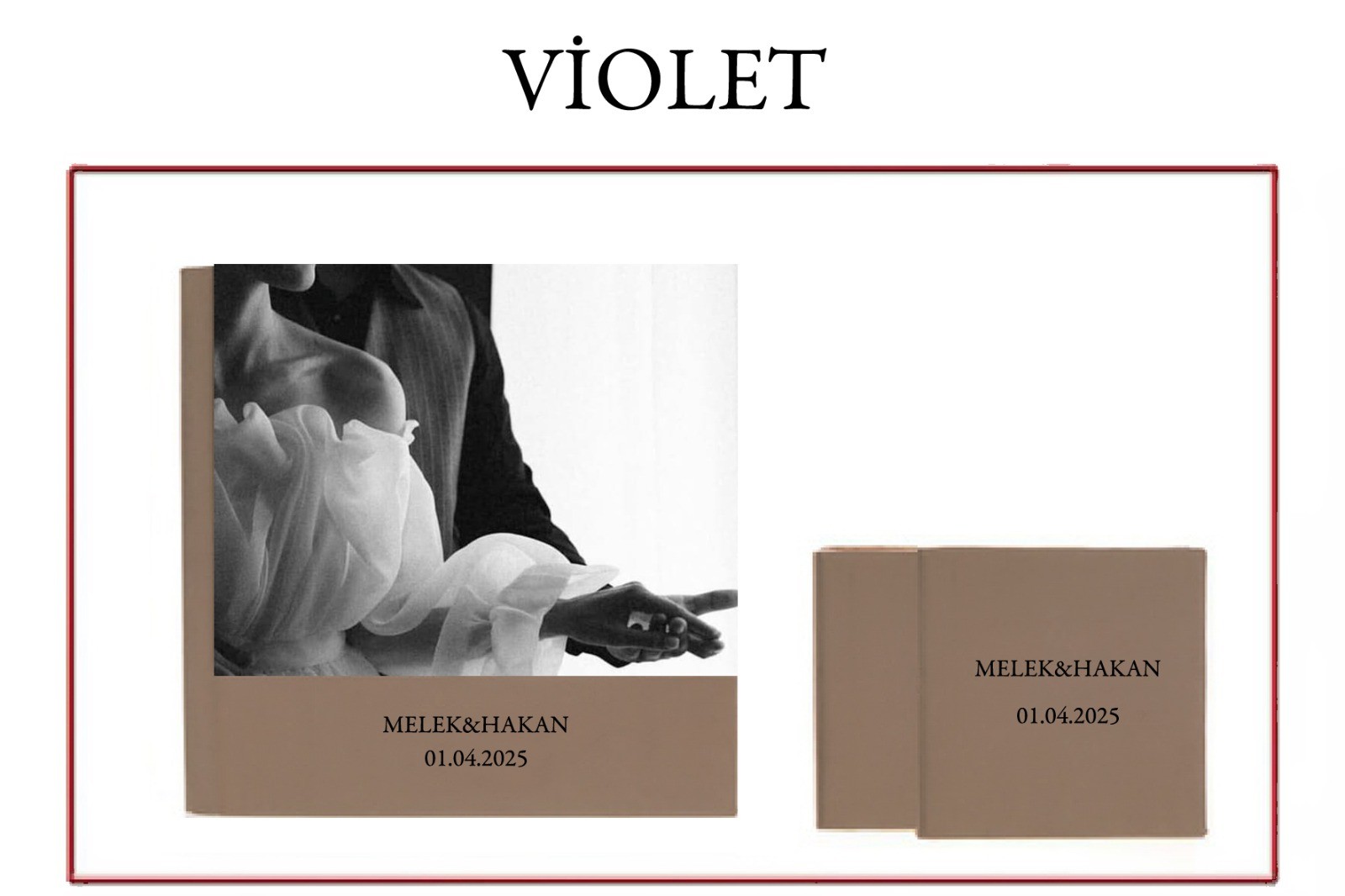 VİOLET PANORAMİK ALBÜM 30X60 2 ADET AİLELİ
