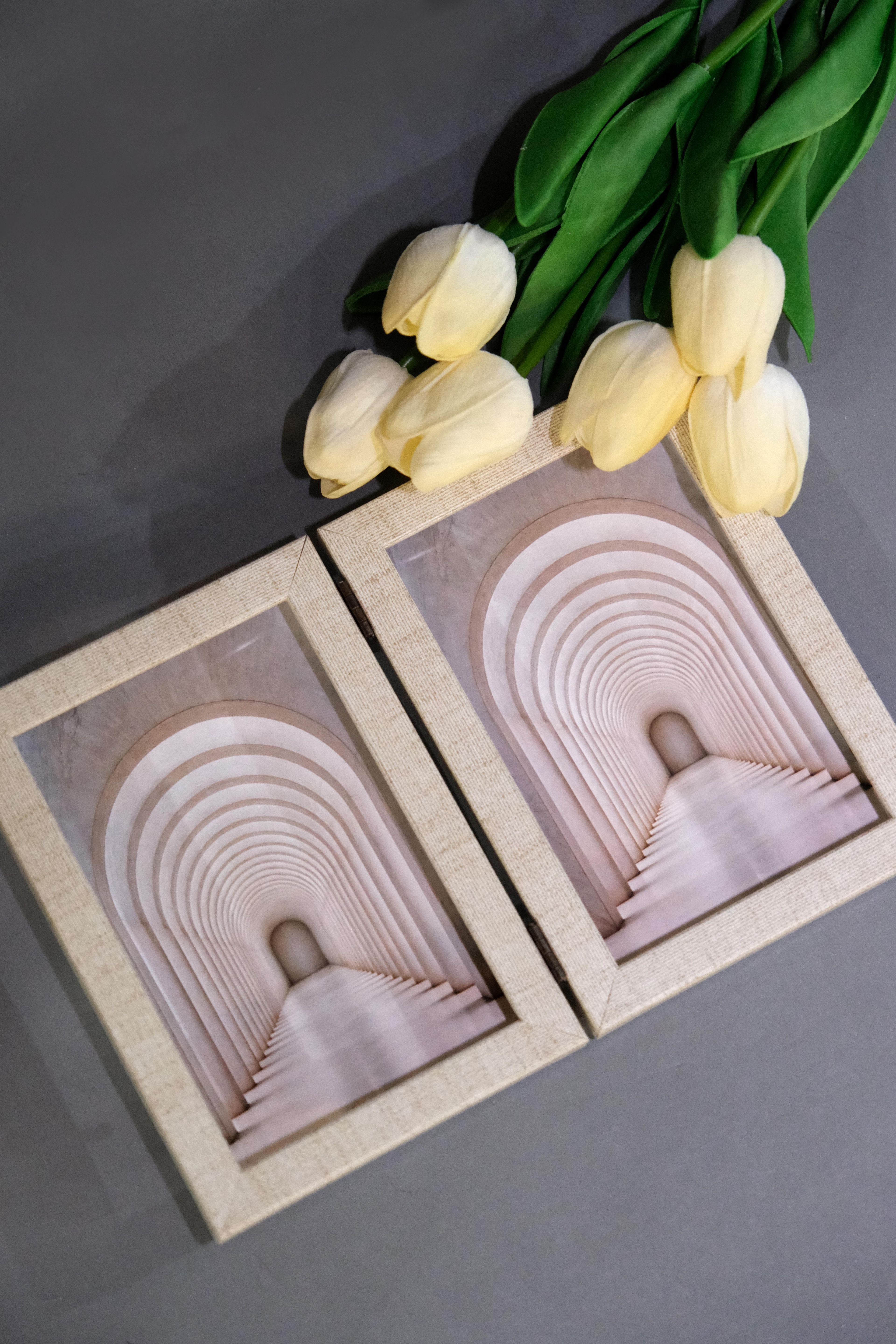 DESENLİ ÇİFTLİ ÇERÇEVE 10X15 CM
