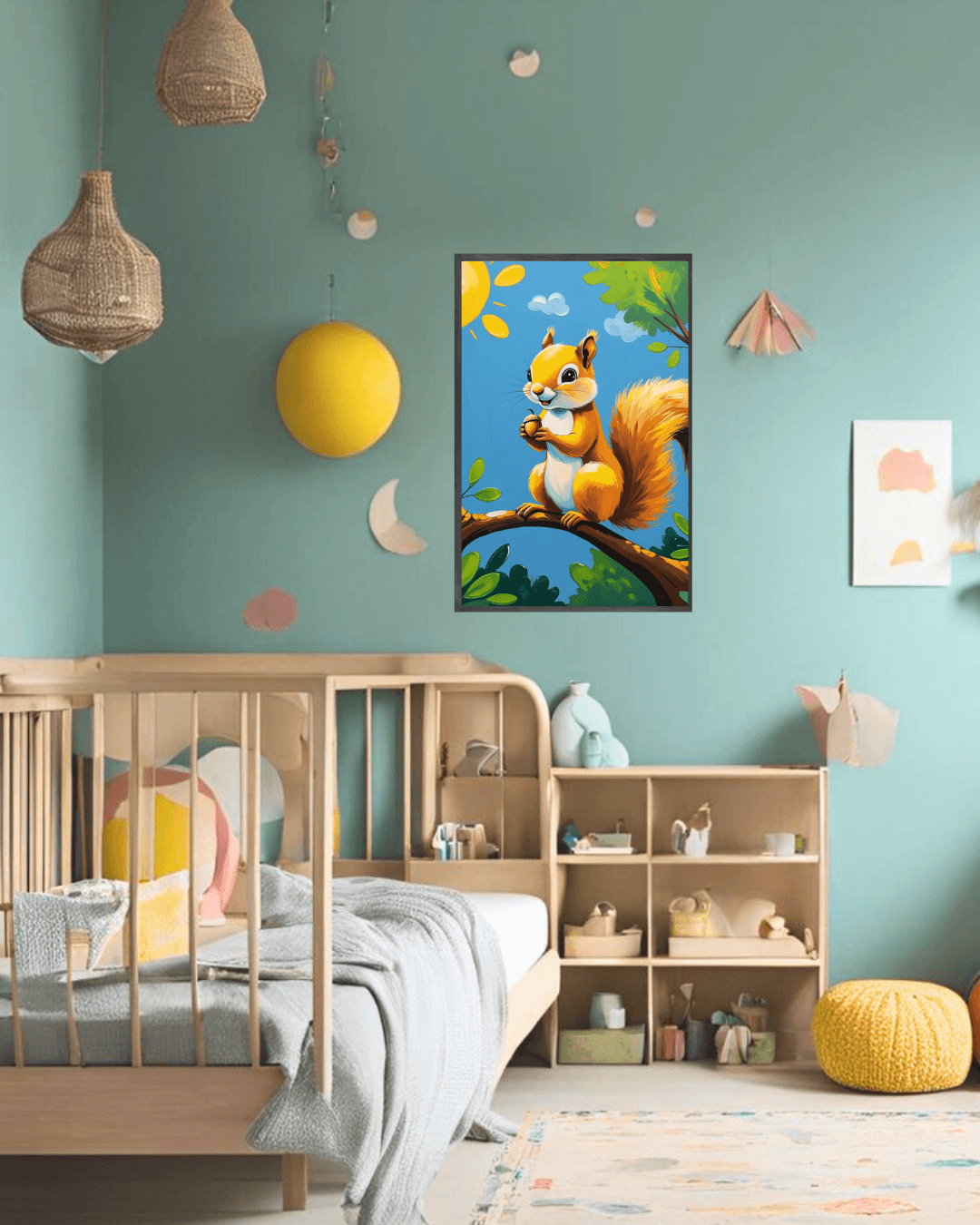 30x40  Çerçeveli Çocuk Odası Duvar Dekoru