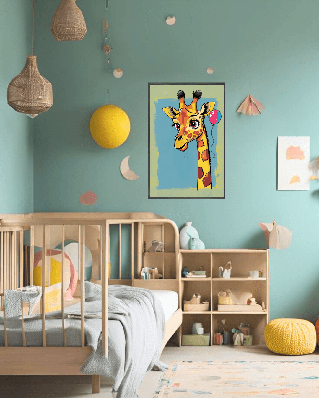 30x40  Çerçeveli Çocuk Odası Duvar Dekoru