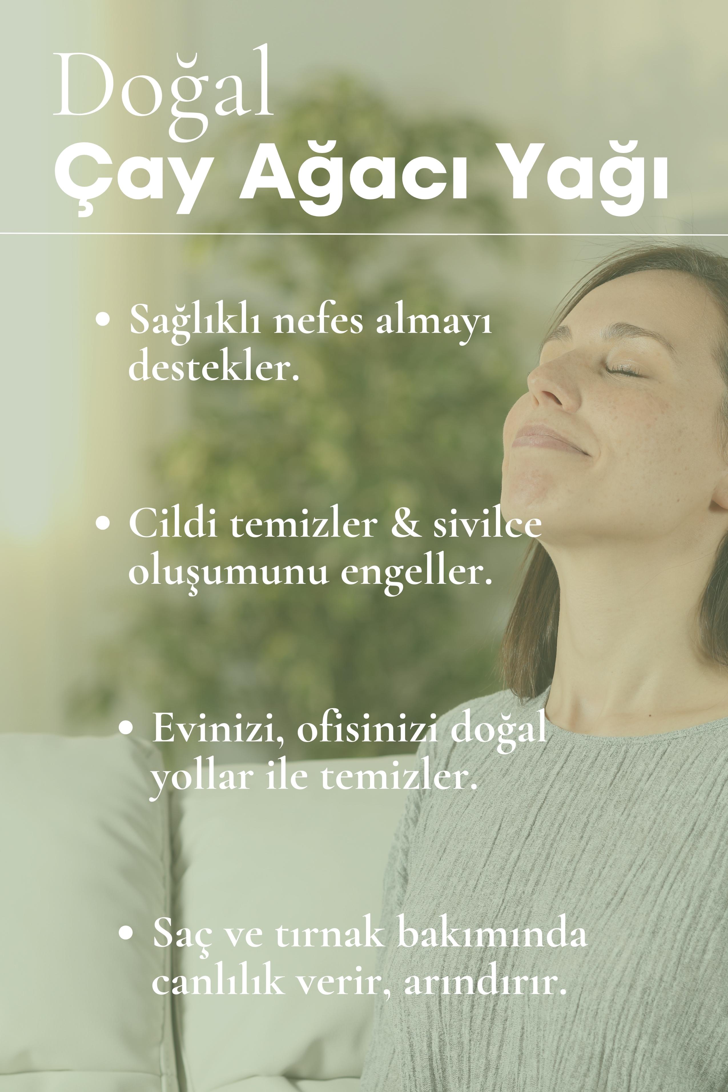 Çay Ağacı Yağı %100 Saf ve Uçucu Yağ 10 ml