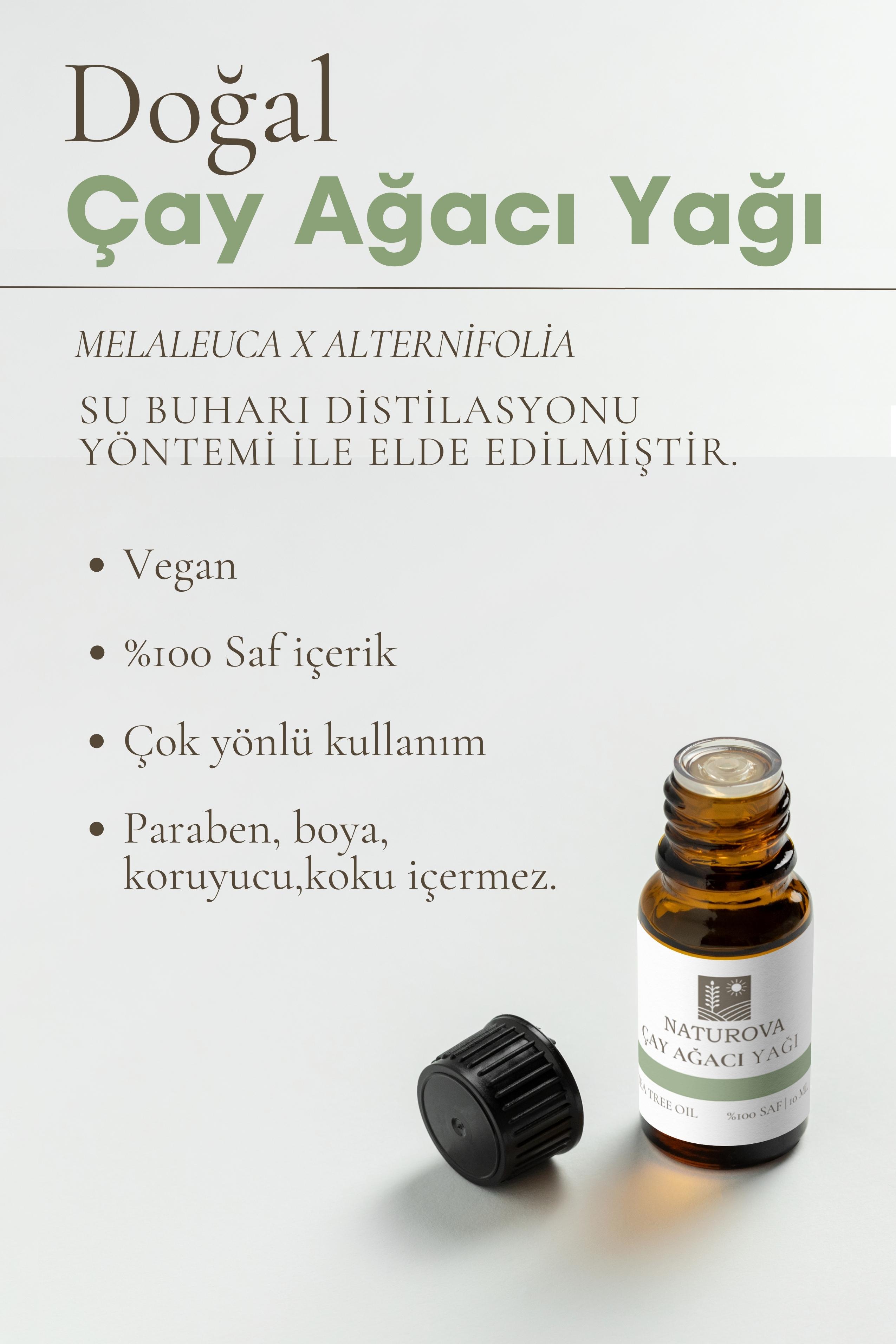 Çay Ağacı Yağı %100 Saf ve Uçucu Yağ 10 ml